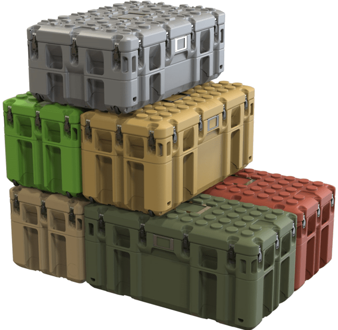 Aegis Protective Cases System Inter-stacking