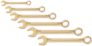 Beryllium Copper Spanners Open + Ring End