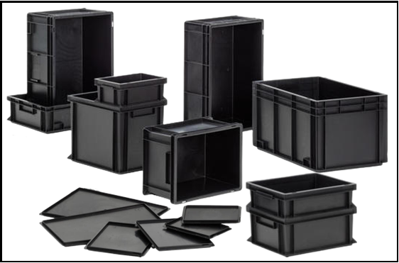 Conductive ESD Anti-Static Containers Crates Box's Totes