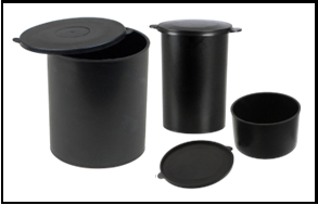 Conductive ESD Container Pot with Lid