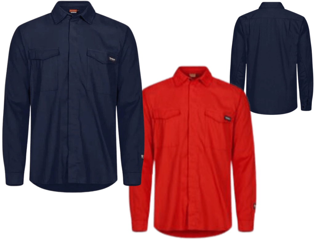 Flame Retardant Arc Flash Anti-Static Flap Pocket Shirt