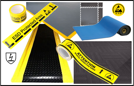 Anti-Static - ESD - Mats, Carpet Tiles & Flooring