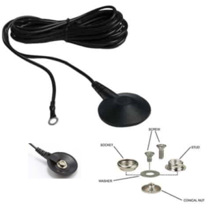 ESD Floor Mat Grounding Kit with Button