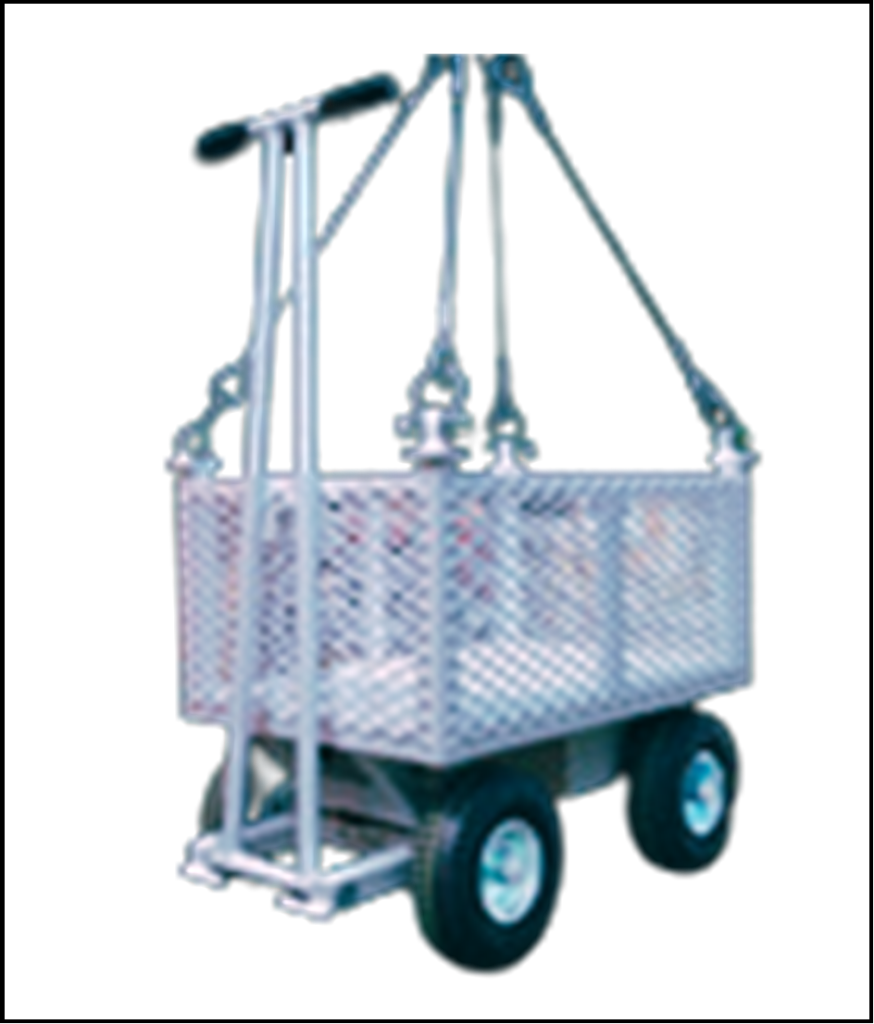 Caged Trolley with Lifting Lugs