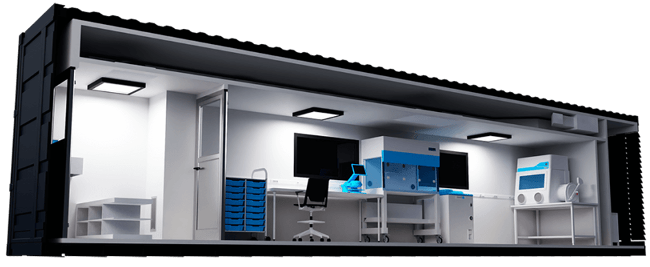 Mobile Container Style Cleanroom Laboratory