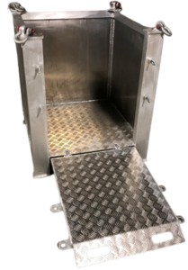 Drop Front Pallet Cage