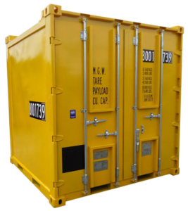 Offshore Dry Container 8' Safety Yellow