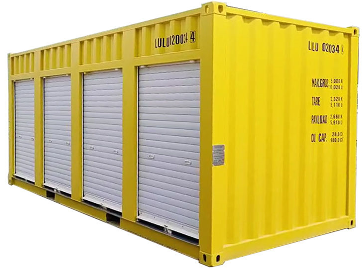 Offshore Site Workshop Storage Safety Yellow