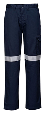 Flame Resistant Anti-Static Workwear Trousers Navy Hi-Vis ZFR05