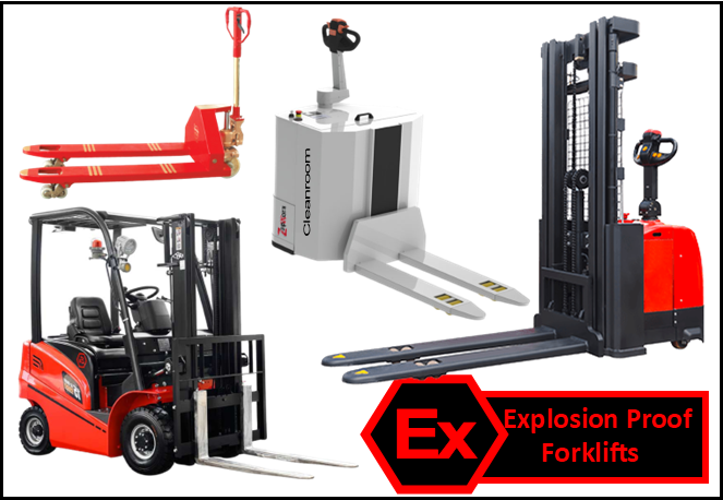 Ex Explosion Proof Forklifts Including Cleanroom Ex Pallet Trucks Zones 1/21 & Zones 2/22