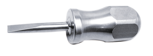 Stainless Steel Stubby Slot Screwdriver