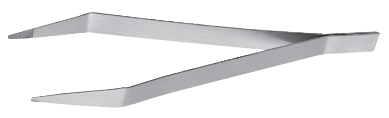 Stainless Steel Flat Nose Tweezers