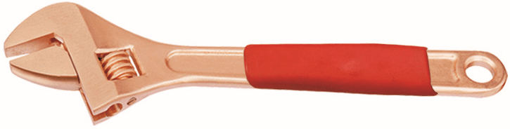 Beryllium Copper Adjustable Wrench Rubber Insulated Grip Handle