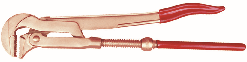 Beryllium Copper S-Type 90 Angled Head Swedish Pipe Wrench