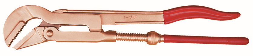 Beryllium Copper S-Type Angled Head Swedish Pipe Wrench