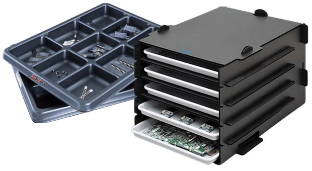 ESD Safe Anti-Static Tray Rack Holder