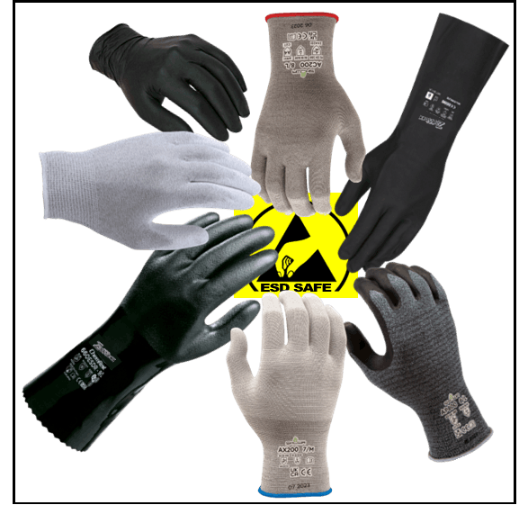 ESD Safe Anti-Static Gloves
