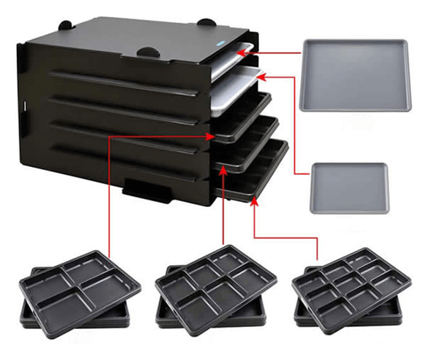 ESD Anti-Static Parts Tray Rack Holder