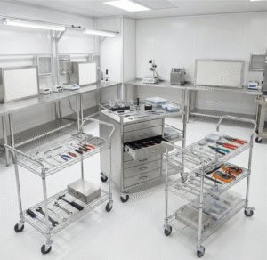 ESD Anti-Static Stainless Steel Tool Trolleys