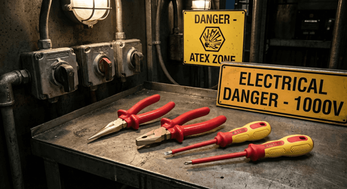 Explosive Proof Insulated Beryllium Copper Tools Safe Zone