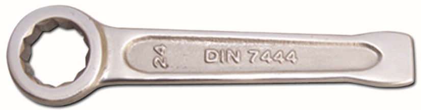 Titanium Ring Spanner Hammer Striking End