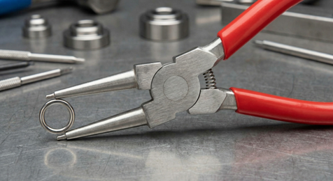 Stainless Steel Anti-Magnetic Snap Ring Internal Pliers Sterile 316 & 304 SS