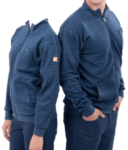 ESD Anti-Static Sweatshirt Zipped