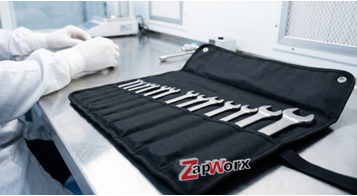 Titanium Non-Magnetic Corrosion Resistant Wrench Set Tool Roll