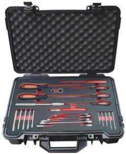 Titanium 25pc Open & Combination Wrench, Hex Key, Pliers, Socket 3/8" Screwdriver