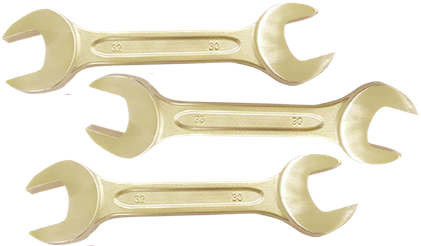 Aluminum Copper Non-Sparking Non-Magnetic Double Open Wrench Spanner