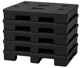 ESD Safe Anti-Static Pallet Boxes Foldable & Stackable Logistic Efficiency