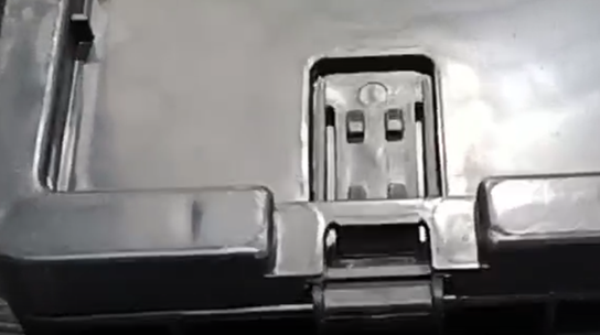 ESD Safe Slide Lock Lid for Foldable Containers