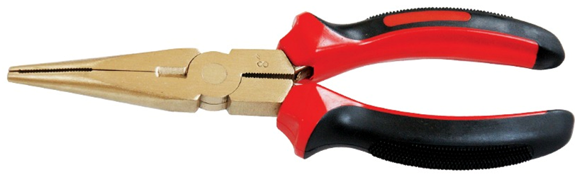 Zapworx Beryllium Copper Long Nose Pliers Non-Sparking