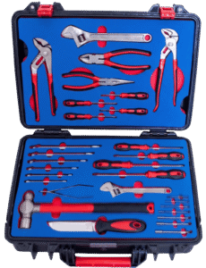 Zapworx Titanium 30 Piece Tool Kit, Anti-Magnetic Corrosion-Resistant Low-Density High-Strength