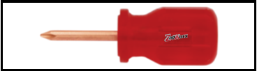 Zapworx Beryllium Copper Phillips Screwdriver Stubby