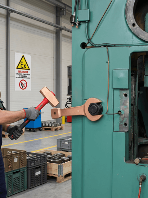 Zapworx Non-Sparking Anti-Magnetic Sledge Hammer Striking Wrench