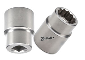 Zapworx Titanium 12 Point Socket 1/4"