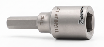 Zapworx Titanium Hex Drive Socket