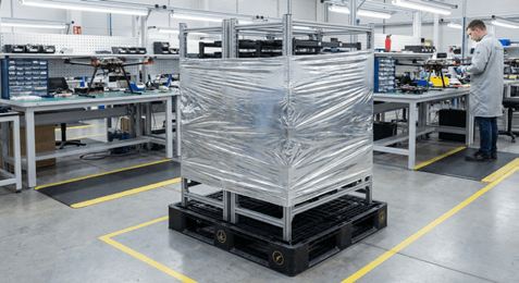 Zapworx ESD Anti-Static Shielding Roll Pallet Wrapping
