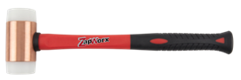 Zapworx Non-Sparking Dead Blow Hammer Al-Cu with Brass Beads & Nylon Ends