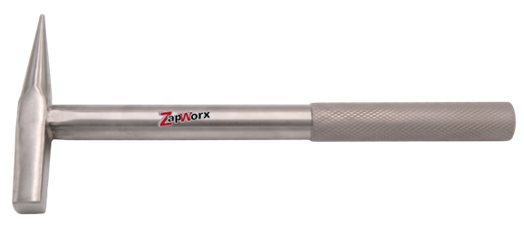 Zapworx Stainless Steel Anti-Magnetic Sterile Chipping Hammer Slag Hammer 316 or 304 SS