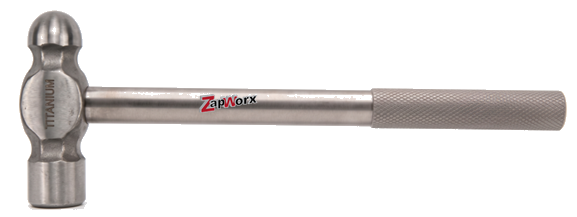 Zapworx Titanium Ball Pein Hammer Sterile