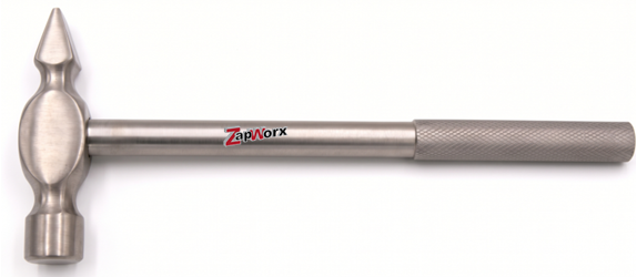 Zapworx Titanium Engineers Cross Pein Hammer Sterile
