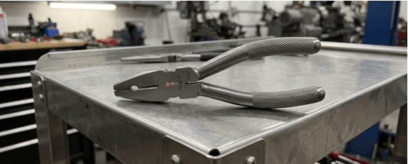 Zapworx Titanium Flat Nose Pliers