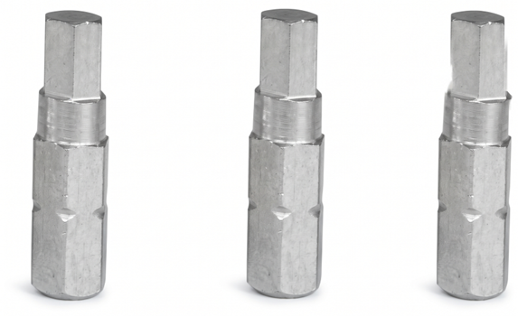 Zapworx Titanium Hex Screwdriver Bits
